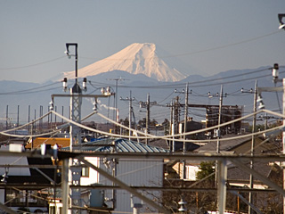 2011年1月17日の富士山写真