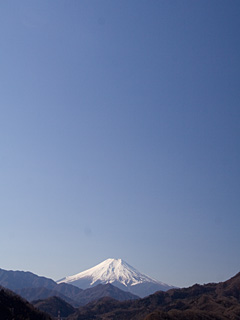 2011年2月1日の富士山写真