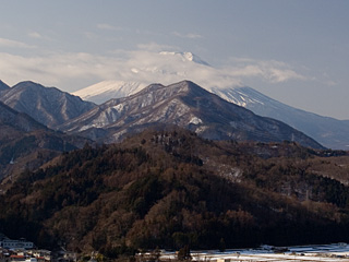 2012年2月5日の富士山写真