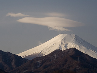 2012年2月10日の富士山写真