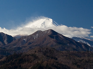 2012年2月17日の富士山写真