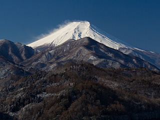 2012年2月18日の富士山写真