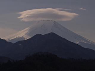 2012年2月21日の富士山写真