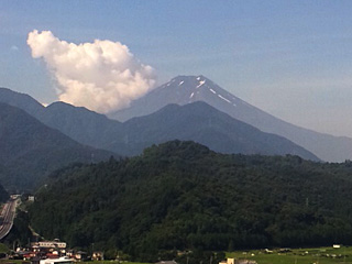 2012年7月19日の富士山写真