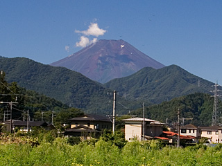 2012年8月21日の富士山写真