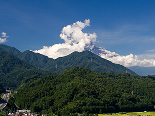 2012年8月23日の富士山写真