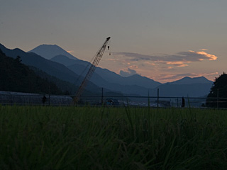 2012年9月4日の富士山写真