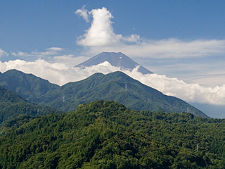 2012年9月11日の富士山写真