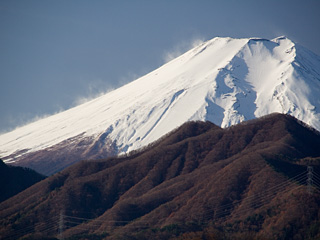 2012年12月5日の富士山写真