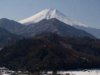 2013年1月19日の富士山写真