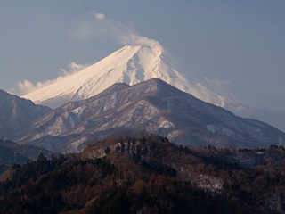 2013年1月25日の富士山写真