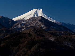 2013年1月29日の富士山写真