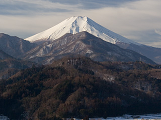 2013年1月31日の富士山写真