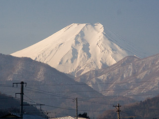 2013年2月1日の富士山写真