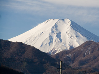 2013年2月5日の富士山写真