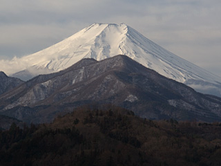 2013年2月8日の富士山写真