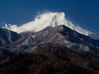 2013年2月16日の富士山写真