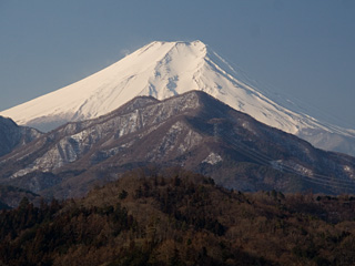 2013年2月23日の富士山写真