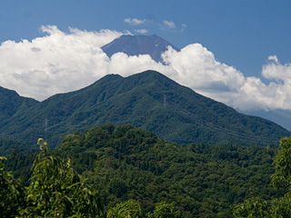 2013年8月28日の富士山写真