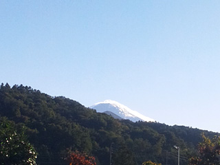 2013年10月11日の富士山写真