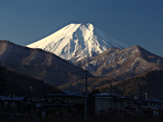 2013年12月25日の富士山写真