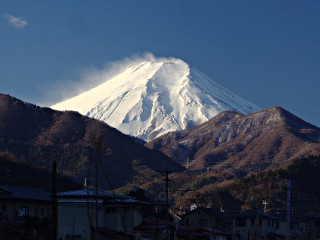 2014年1月10日の富士山写真