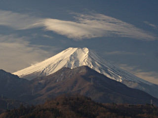 2014年1月17日の富士山写真