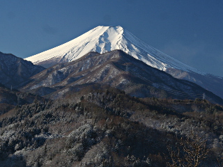 2014年1月19日の富士山写真