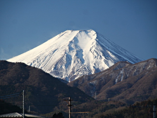 2014年1月29日の富士山写真