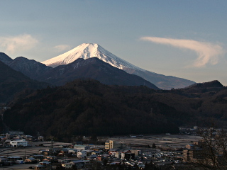 2014年1月30日の富士山写真