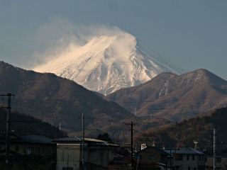 2014年1月31日の富士山写真