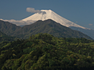 2014年5月2日の富士山写真