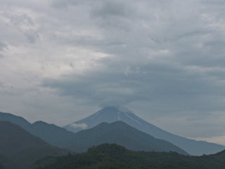 2014年7月14日の富士山写真