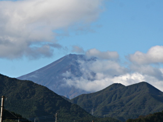 2014年10月14日の富士山写真