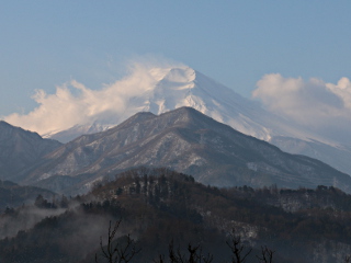 2015年1月17日の富士山写真