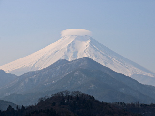 2015年1月26日の富士山写真1枚め