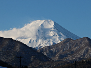 2015年1月31日の富士山写真