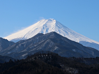 2015年2月01日の富士山写真