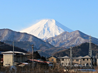 2015年2月10日の富士山写真