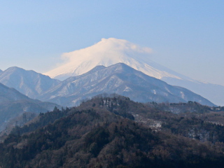 2015年2月12日の富士山写真