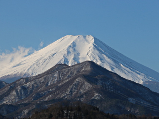 2015年2月13日の富士山写真