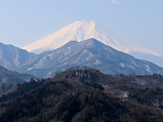 2015年2月15日の富士山写真