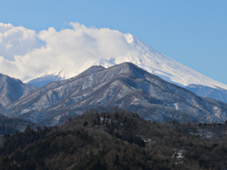 2015年2月19日の富士山写真