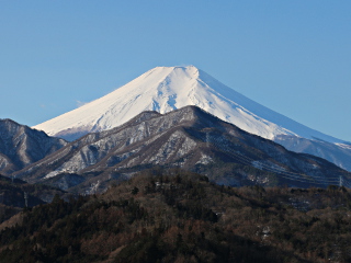 2015年2月20日の富士山写真