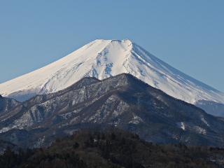 2015年2月21日の富士山写真