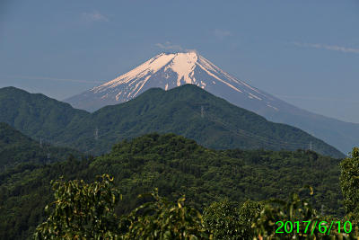 2017年6月10日の富士山写真