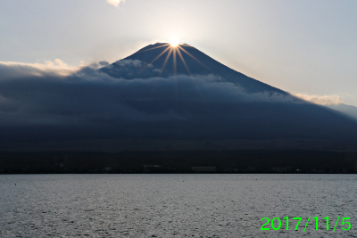 2017年11月5日の富士山写真