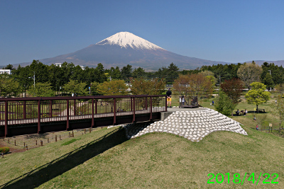 2018年4月22日の富士山写真