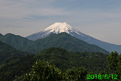 2018年5月12日の富士山写真