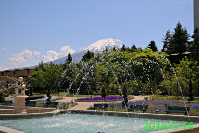 2018年5月14日の富士山写真